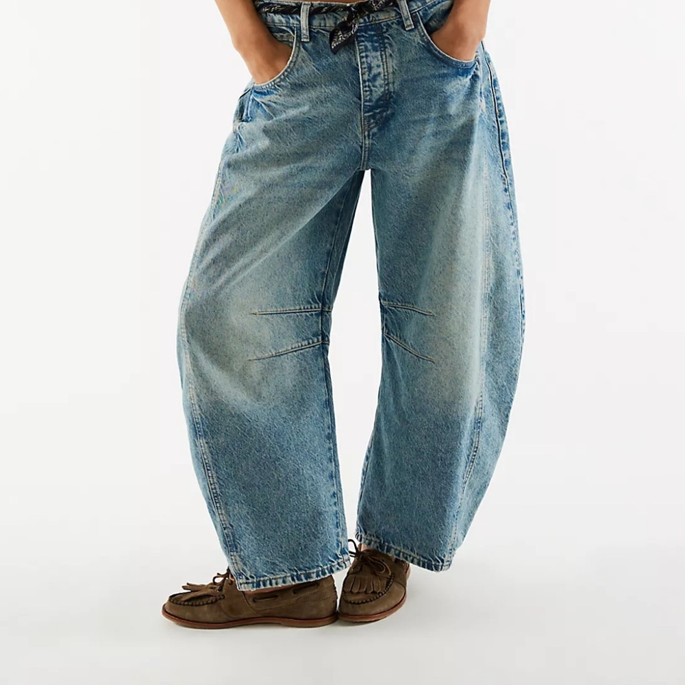 Free People “We the Free” Barrel Jeans